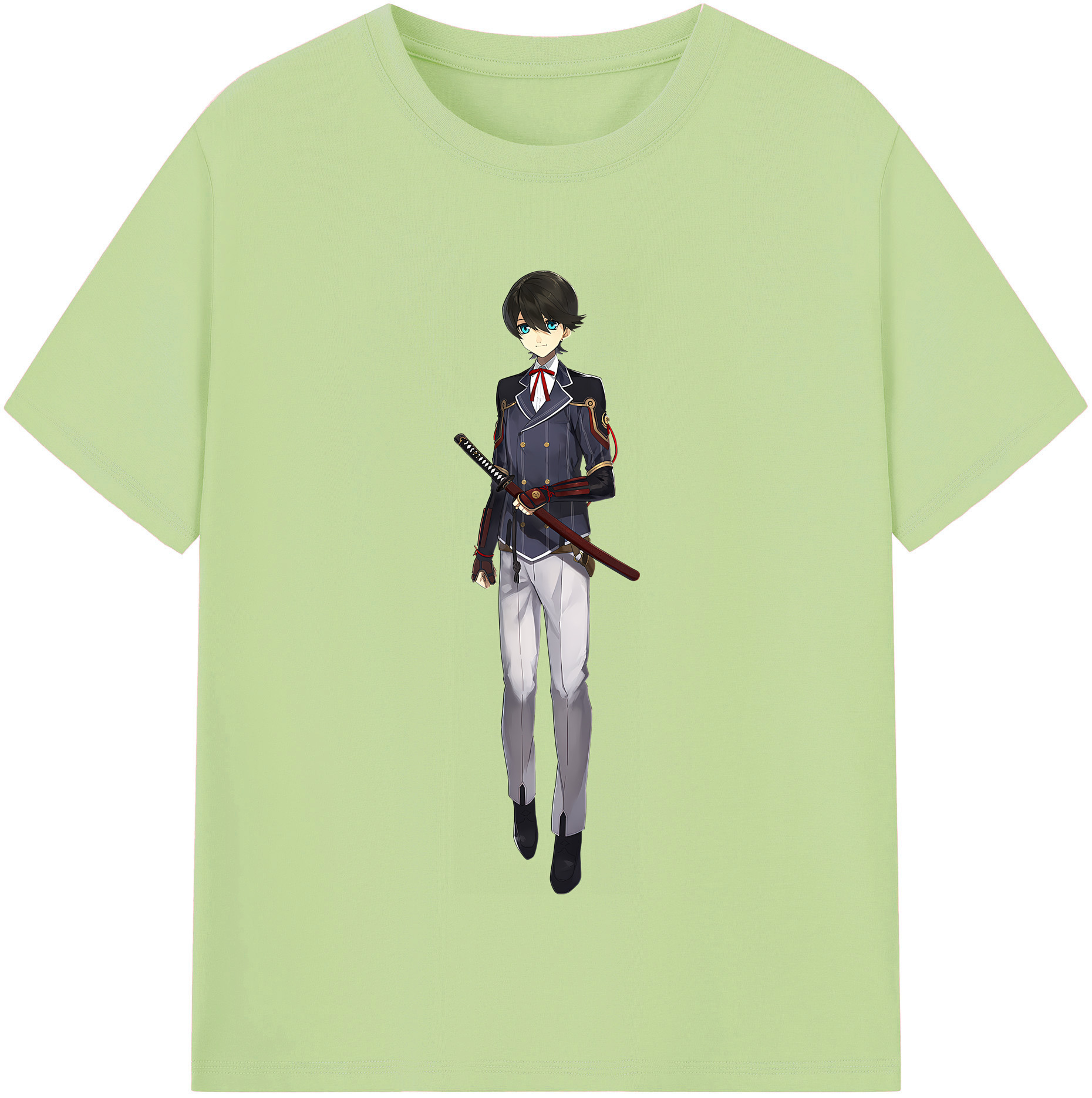 （画像用） 刀剣乱舞 Touken Ranbu 綿100％半袖Tシャツ（フロントプリント）
